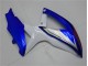 Blau Weiß Suzuki GSXR 600 / 750 K8 08-10 Verkleidungen Komplett Sets