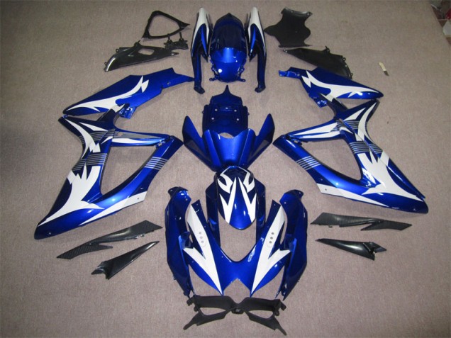 Blau Weiß Suzuki GSXR 600 K8 08-10 Verkleidungen