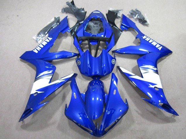 Blau Weiß Yamaha R1 04-06 Vollverkleidung