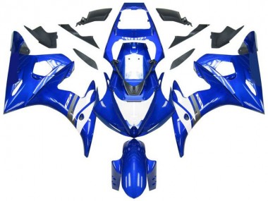 Blau Weiß Yamaha R6 03-05 Verkleidungen & Plastik