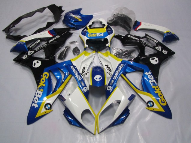 Blau Weiße GoldBet BMW S1000RR 09-14 Verkleidung Blau Weiße GoldBet BMW S1000RR 09-14 Verkleidung