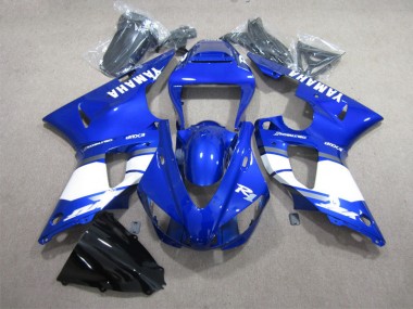 Blau Weißer Aufkleber Yamaha R1 98-99 Verkleidungen