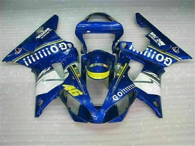 Blau Yamaha R1 00-01 VollVerkleidungen & Plastik