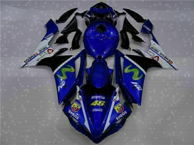 Blau Yamaha R1 07-08 Verkleidungen Komplett Sets