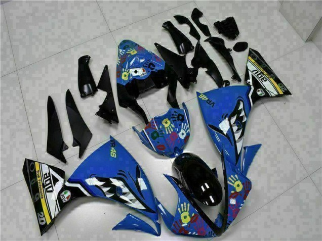 Blau Yamaha R1 09-11 Verkleidung