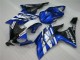 Blau Yamaha R6 08-16 Vollverkleidung