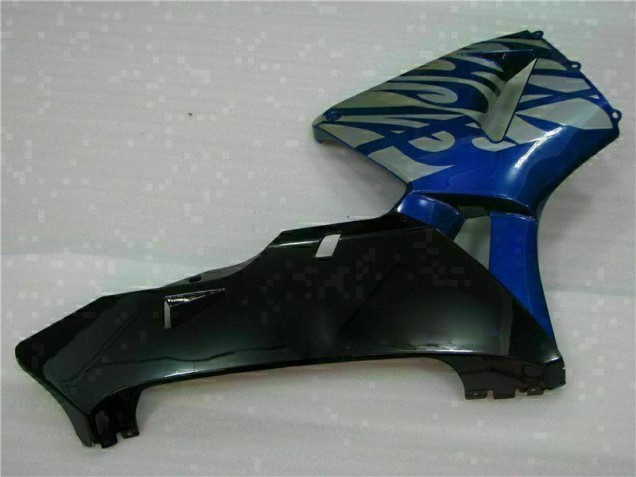 Blau mit silberner Flamme Honda CBR 600 RR 03-04 Verkleidungen