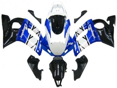 Blau schwarze Champions Yamaha R6 98-02 Verkleidungen
