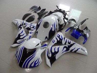 Blau schwarze Flamme Rennen Honda CBR 1000 RR 08-11 Verkleidungen