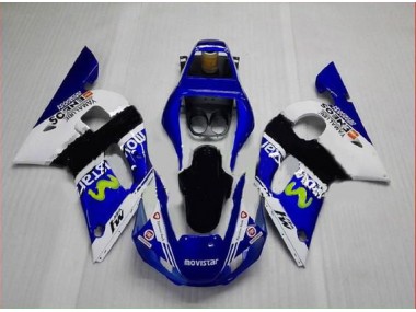 BlauGrün Weiß Yamaha R6 98-02 Verkleidungen