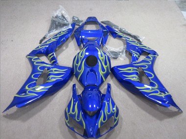 BlauGrüne Flamme Honda CBR 1000 RR 06-07 Verkleidungen