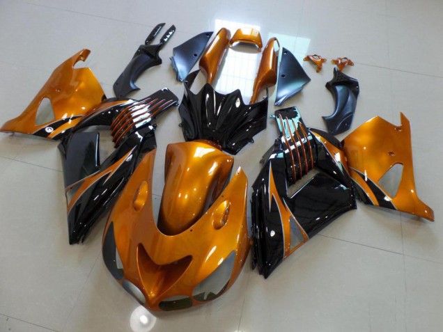 Braun und Schwarz, kein Aufkleber Kawasaki ZX14R ZZR 1400 06-11 Verkleidungen