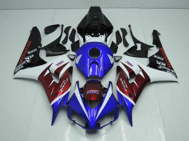 Burgunderrot und Blau Honda CBR 1000 RR 06-07 Verkleidungen