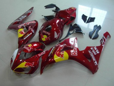 Candy Rot Rot Bull Honda CBR 1000 RR 06-07 Verkleidungen