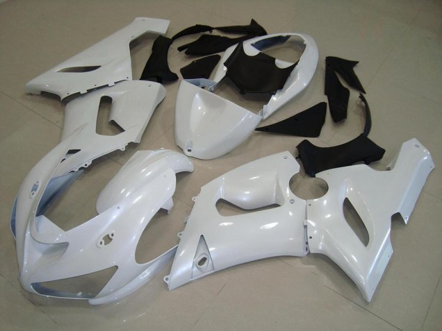 Dunkel Perl Weiß Kawasaki ZX6R 05-06 Verkleidungen Dunkel Perl Weiß Kawasaki ZX6R 05-06 Verkleidungen