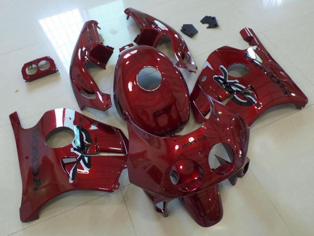 Dunkel rot Honda CBR 250 RR MC22 91-98 Verkleidungen Dunkel rot Honda CBR 250 RR MC22 91-98 Verkleidungen