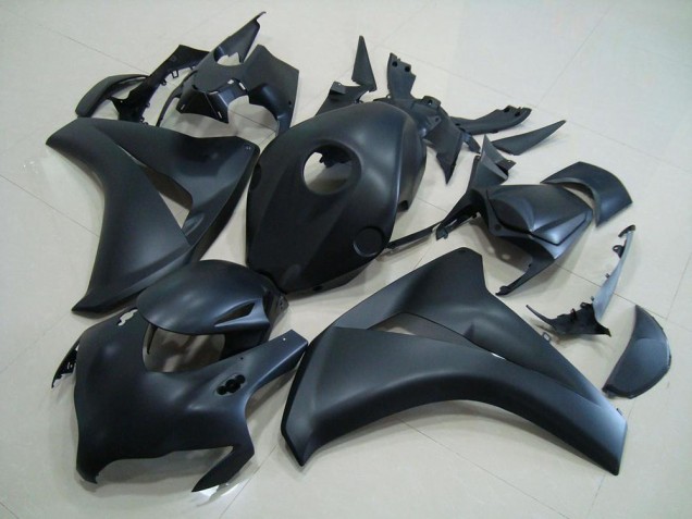 Ganz Matt Schwarz Honda CBR 1000 RR 08-11 Verkleidungen