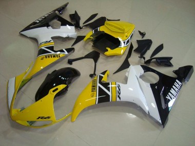 Gelb Anniversary Yamaha R6 03-05 Verkleidungen