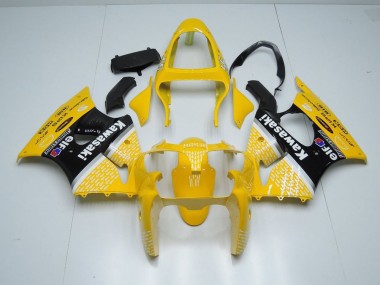 Gelb Arrow Kawasaki ZX6R 00-02 Verkleidungen