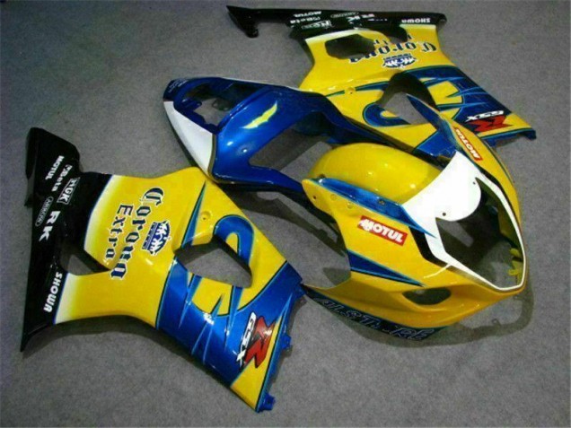Gelb Blau Suzuki GSXR 1000 K3 03-04 Verkleidungen