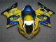 Gelb Blau Suzuki GSXR 1000 K3 03-04 Verkleidungen