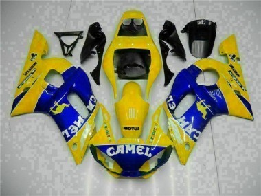 Gelb Blau Yamaha R6 98-02 Verkleidung