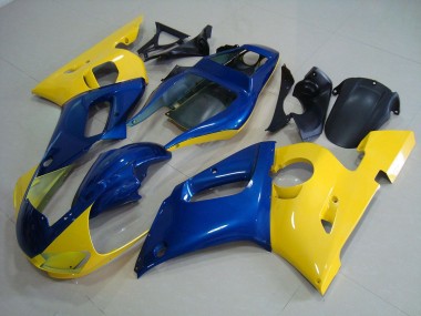 Gelb Blau Yamaha R6 98-02 Verkleidungen