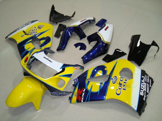Gelb Corona Suzuki GSXR 600 96-00 Verkleidungen
