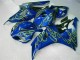 Gelb Flamme Blau Honda CBR 1000 RR 06-07 Verkleidungen