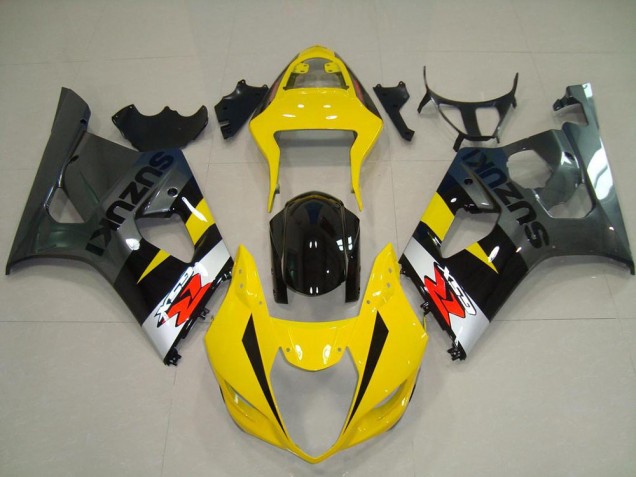 Gelb Grau Suzuki GSXR 1000 K3 03-04 Verkleidungen