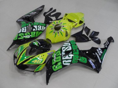 Gelb Grün Rossi Honda CBR 1000 RR 06-07 Verkleidungen