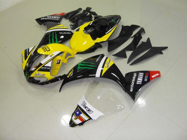 Gelb Monster Yamaha R1 09-11 Verkleidung