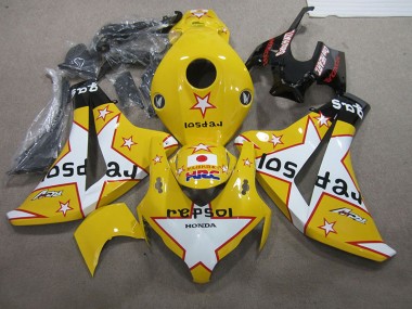 Gelb Repsol HRC Honda CBR 1000 RR 08-11 Verkleidungen