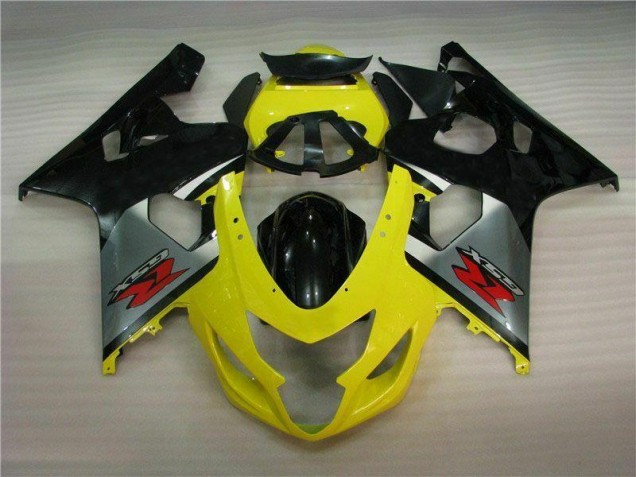 Gelb Schwarz Suzuki GSXR 600 / 750 K4 04-05 Verkleidung Gelb Schwarz Suzuki GSXR 600 / 750 K4 04-05 Verkleidung