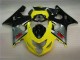 Gelb Schwarz Suzuki GSXR 600 / 750 K4 04-05 Verkleidung Gelb Schwarz Suzuki GSXR 600 / 750 K4 04-05 Verkleidung