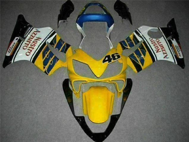 Gelb Weiß Honda CBR 600 F4i 01-03 Verkleidungen Gelb Weiß Honda CBR 600 F4i 01-03 Verkleidungen