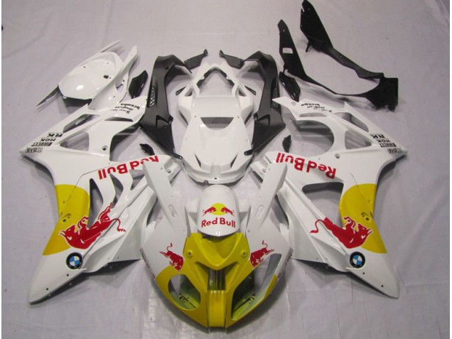 Gelb Weiß Red Bull BMW S1000RR 09-14 Verkleidungen Gelb Weiß Red Bull BMW S1000RR 09-14 Verkleidungen