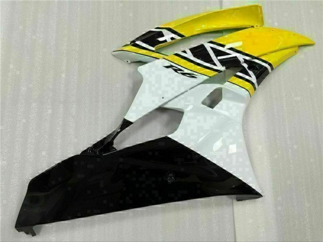 Gelb Weiß Schwarz Yamaha R6 06-07 Verkleidung Gelb Weiß Schwarz Yamaha R6 06-07 Verkleidung