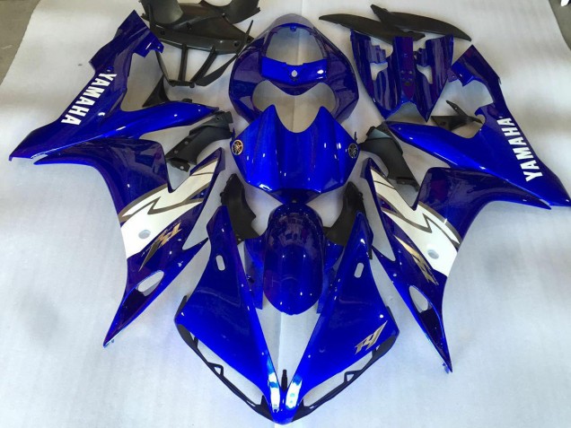 Glänzend Blau Weiß Yamaha R1 04-06 Verkleidungen Glänzend Blau Weiß Yamaha R1 04-06 Verkleidungen