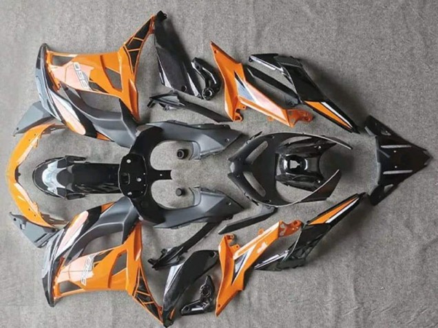 Glänzend Orange Schwarz Kawasaki EX650 17-19 Verkleidungen