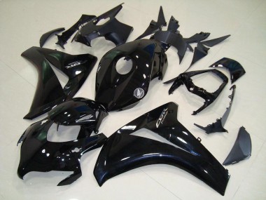 Glänzend Schwarz Chrom Aufkleber Honda CBR 1000 RR 08-11 Verkleidungen
