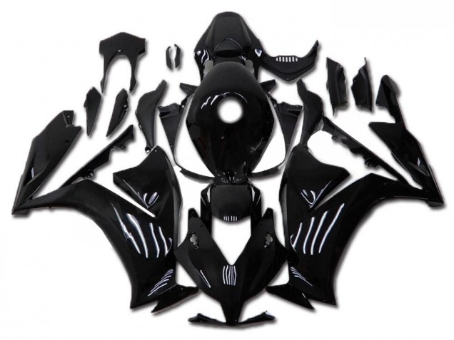 Glänzend Schwarz Honda CBR 1000 RR 12-16 Verkleidungen Glänzend Schwarz Honda CBR 1000 RR 12-16 Verkleidungen