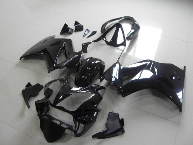 Glänzend Schwarz Honda VFR 800 02-13 Verkleidungen Glänzend Schwarz Honda VFR 800 02-13 Verkleidungen