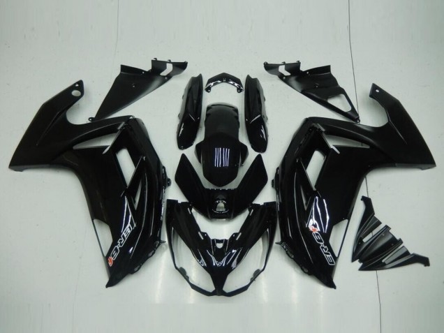 Glänzend Schwarz Kawasaki EX650 12-16 Verkleidungen