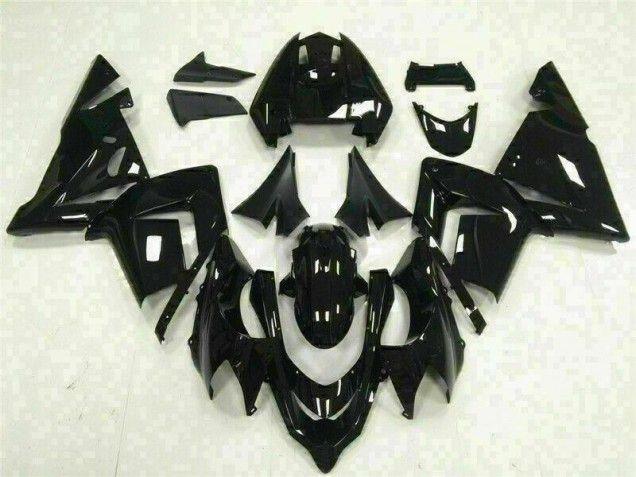 Glänzend Schwarz Kawasaki ZX10R 03-05 Verkleidungen