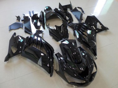 Glänzend Schwarz Kawasaki ZX14R ZZR 1400 12-21 Verkleidungen