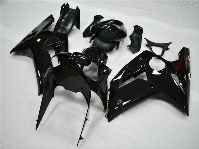 Glänzend Schwarz Kawasaki ZX6R 03-04 Verkleidungen Glänzend Schwarz Kawasaki ZX6R 03-04 Verkleidungen