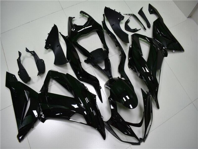 Glänzend Schwarz Kawasaki ZX6R 13-18 Verkleidungen Glänzend Schwarz Kawasaki ZX6R 13-18 Verkleidungen