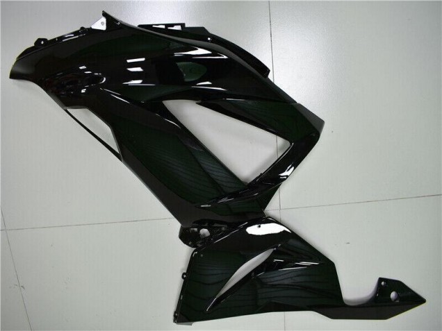 Glänzend Schwarz Kawasaki ZX6R 13-18 Verkleidungen Glänzend Schwarz Kawasaki ZX6R 13-18 Verkleidungen