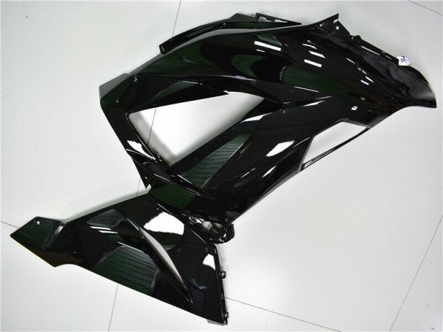Glänzend Schwarz Kawasaki ZX6R 13-18 Verkleidungen Glänzend Schwarz Kawasaki ZX6R 13-18 Verkleidungen